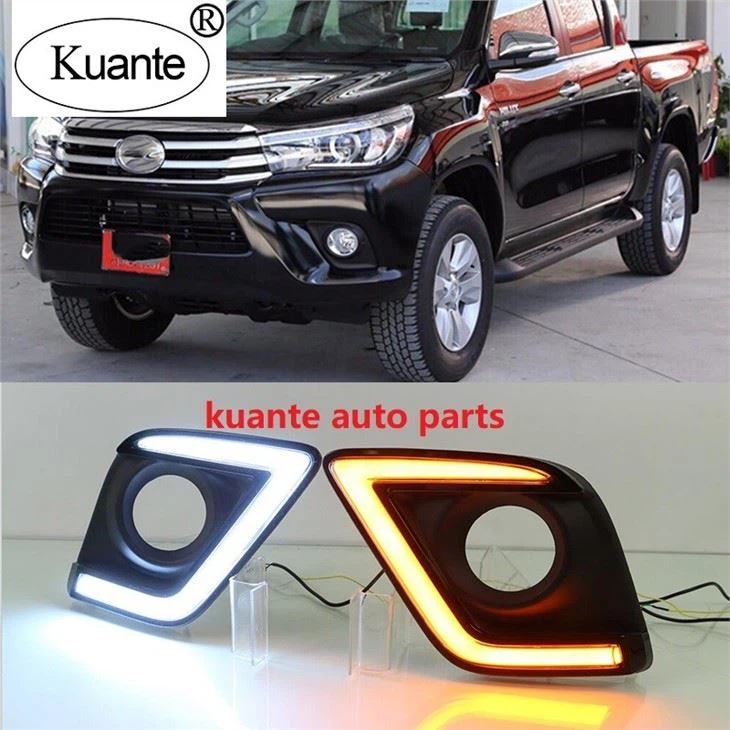 2types for choice toyota hilux  fog light cover reflector